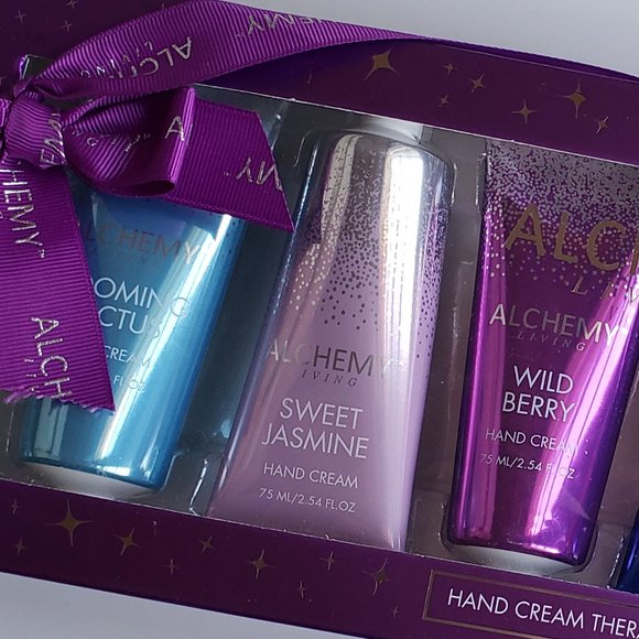Alchemy Living Hand Cream Therapy Gift Set  6-Piece Set (6 x 2.54 fl oz) - Picture 1 of 6